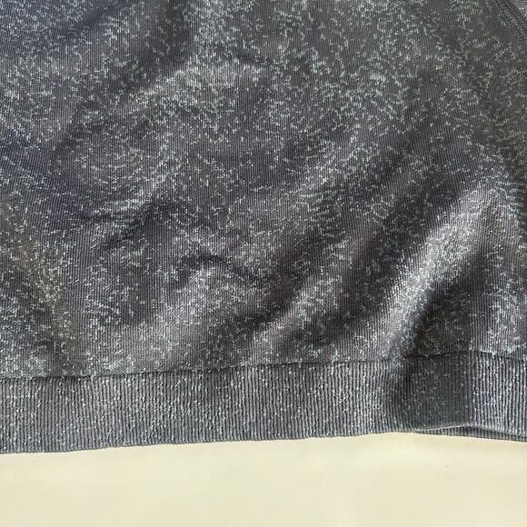 Gymshark Adapt Fleck Seamless Crop Top Long Sleeve Large Mineral/Black NWT - Picture 8 of 10